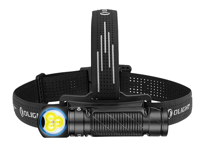Olightstore Usa Inc PERUN3BLACK Perun Black 3000 Lumens Red/White