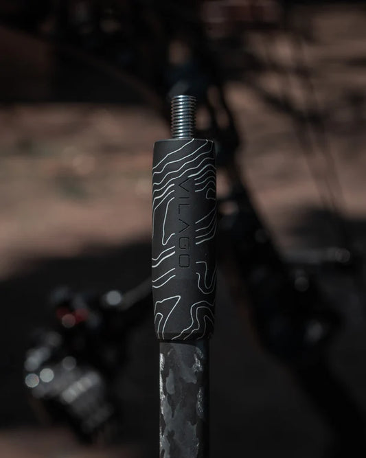 QUATTRO-VILAGO 8" STABILIZER OD GREEN W/TOPO ENGRAVING