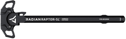 Radian Weapons R0176 Raptor SL Ambi Charging Handle, Black, Slim Line Handles, Fits Mil-Spec AR-15/M16 Platform