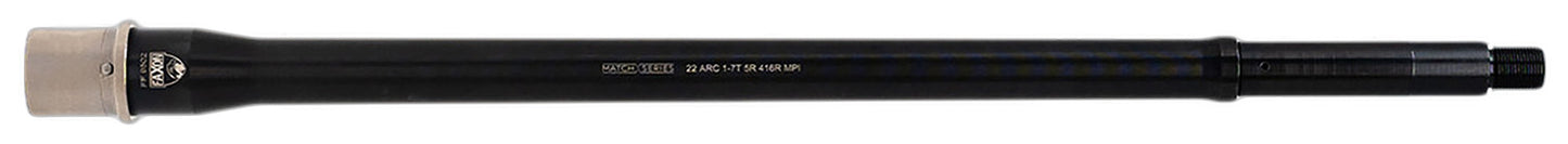 Faxon Firearms 15B22A7R16NGQ5RNP3 Gunner 22 ARC 16" Salt Bath Nitride 416-R Stainless Barrel