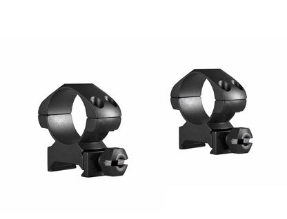 Hawke PRECISION STEEL RING MOUNTS 1" 2 PIECE WEAVER MEDIUM