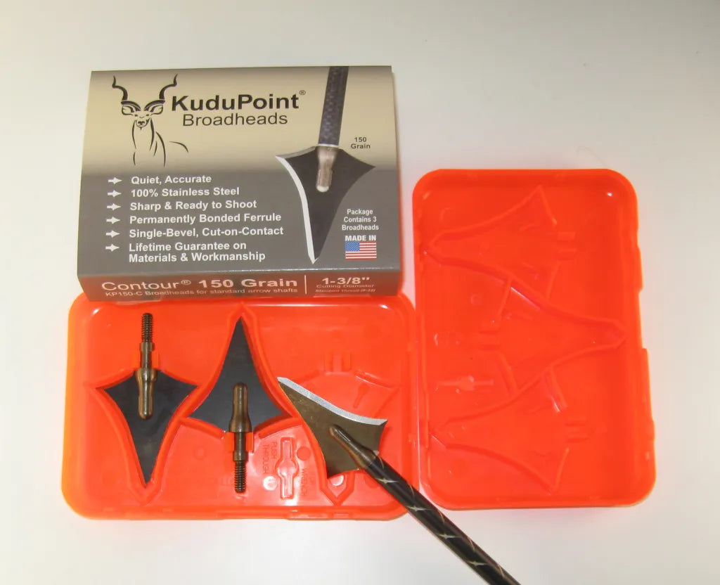 KUDU POINT 2BLADE BROADHEAD 3PK