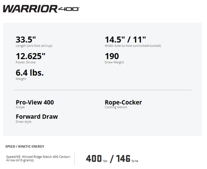 Wicked Ridge Warrior 400