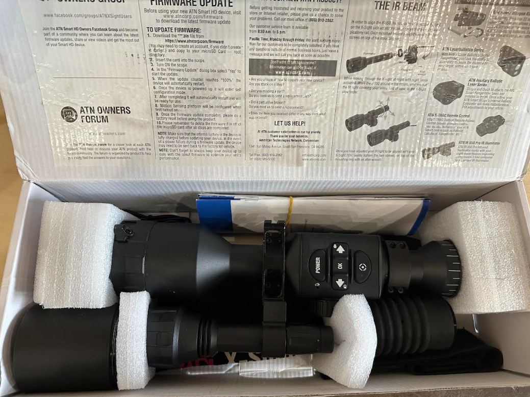 ATN X-Sight 4k Pro 3-14x Night Vision Used